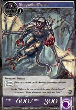 Progenitor Demon Card Front