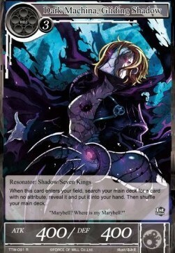 Dark Machina, Gliding Shadow Card Front