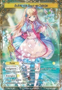 Alice, the Ally of Fairies // Alice, Paladin of Unwavering Hope (vers. 2)