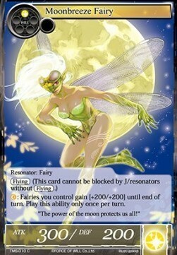 Moonbreeze Fairy Card Front