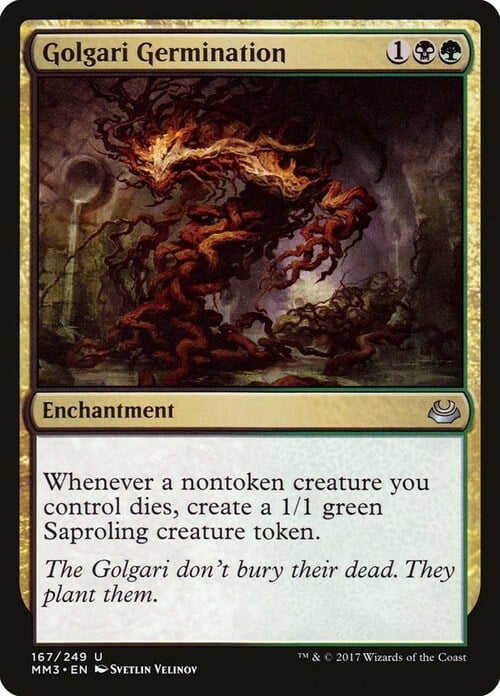 Germinazione Golgari Card Front