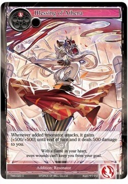 Blessing of Athena Card Front