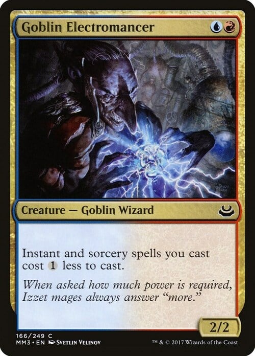 Goblin Electromancer Card Front