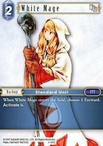 White Mage (1-161) Card Front