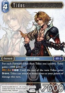 Tidus (1-163) Card Front