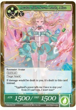 Avatar of the Seven Lands, Alice Card Front