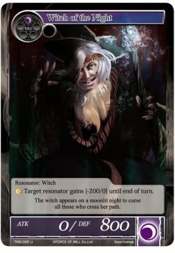 Witch of the Night Card Front