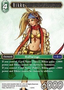 Rikku Card Front