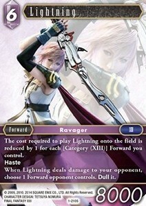 Lightning (1-210) Card Front