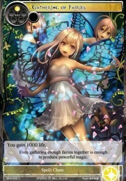 Gathering of Fairies Card Front