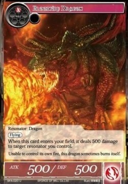 Bloodfire Dragon Card Front