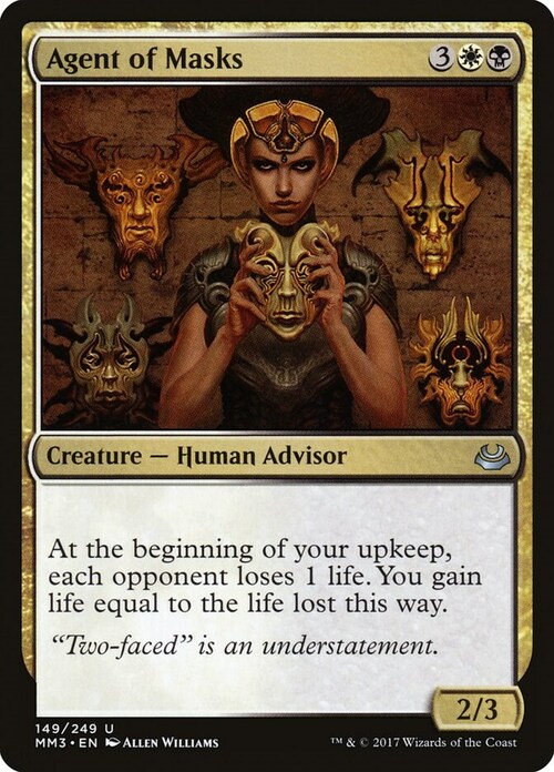 Agent of Masks Card Front