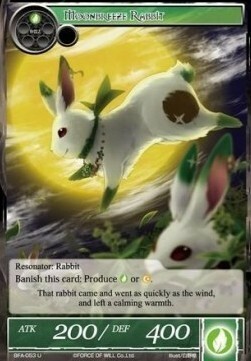 Moonbreeze Rabbit Card Front