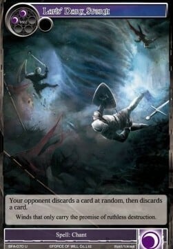Tempesta Oscura di Lapis Card Front