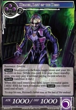 Melder, Last of the Dead Card Front