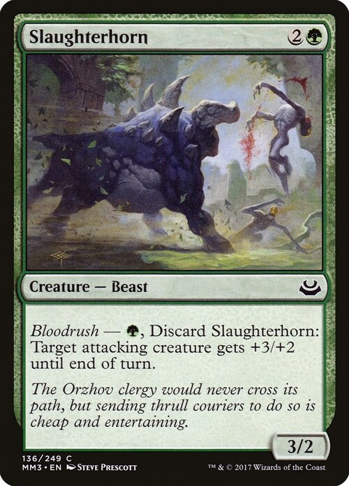 Slaughterhorn Card Front