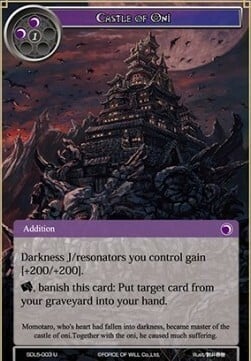 Castello degli Oni Card Front