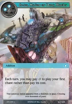 Altea, Nation of Dark Magics Card Front
