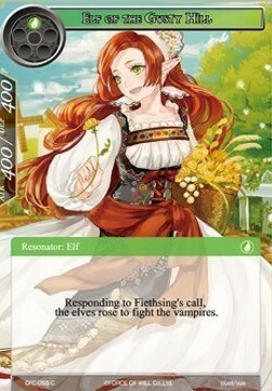 Elf of the Gusty Hills Card Front
