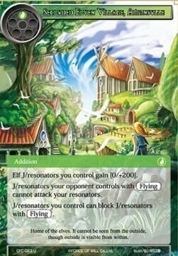 Secluded Elven Village, Amonsulle Card Front