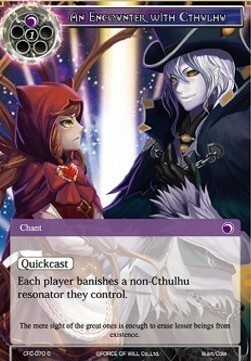 An Encounter With Cthulhu Card Front