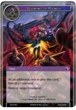 Resonance of Madness Card Front
