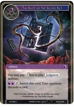 The Gate of the Silver Key Card Front