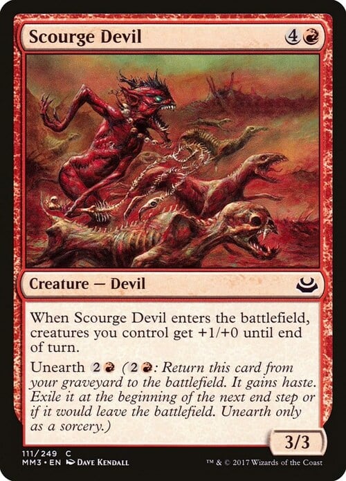 Scourge Devil Card Front