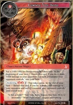 Conjure Time Bomb Card Front