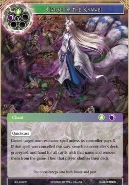 Curse of the Kyuubi Card Front