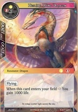Healing Wing Dragon Card Front
