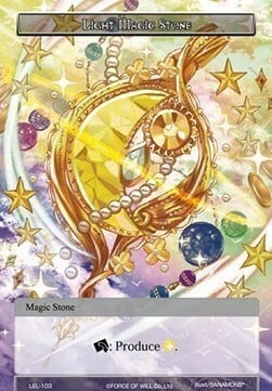 Light Magic Stone Card Front