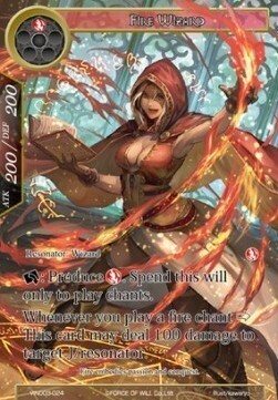 Fire Wizard Card Front