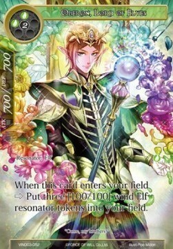 Oberon, Lord of Elves Card Front