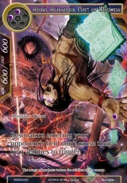 Abdul Alhazred, Poet of Madness Card Front