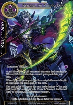 Rezzard, il Signore Vampiro Card Front