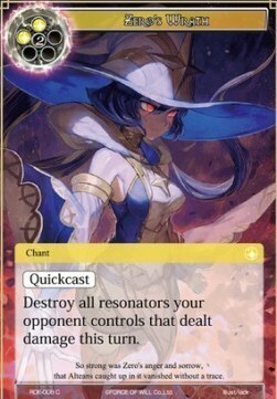Zero's Wrath Card Front