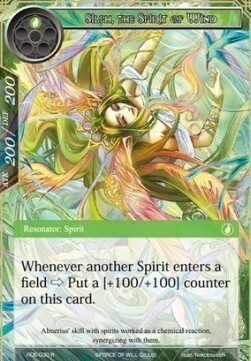 Silph, the Spirit of Wind Card Front