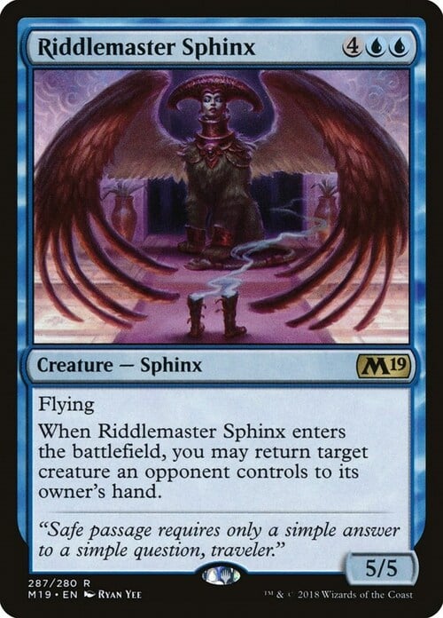 Riddlemaster Sphinx Card Front