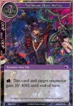 The Insane Dark Hatter Card Front