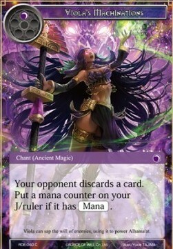 Viola's Machinations Card Front