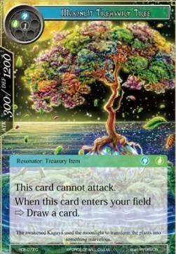Moonlit Treasury Tree Card Front