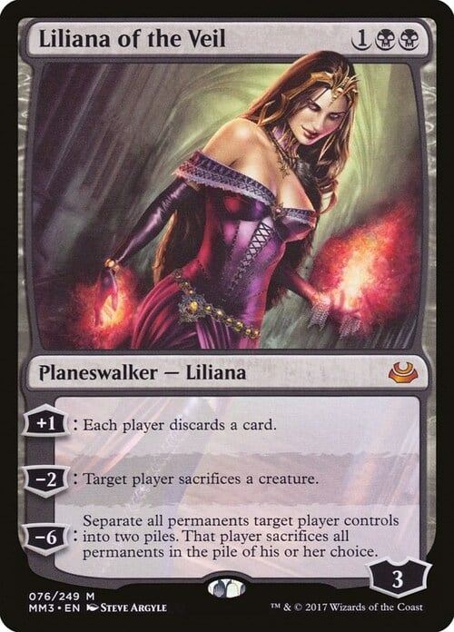 Liliana of the Veil Card Front