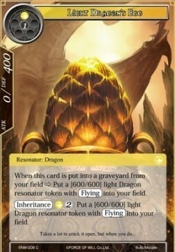 Light Dragon's Egg Card Front