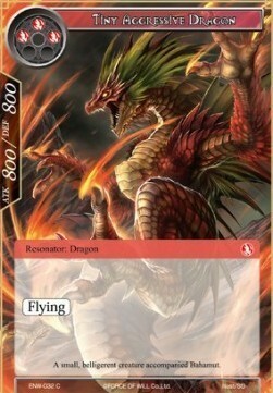 Tiny Aggressive Dragon Card Front