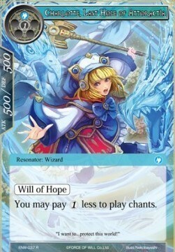 Charlotte, Last Hope of Attoractia (vers. 1) Card Front