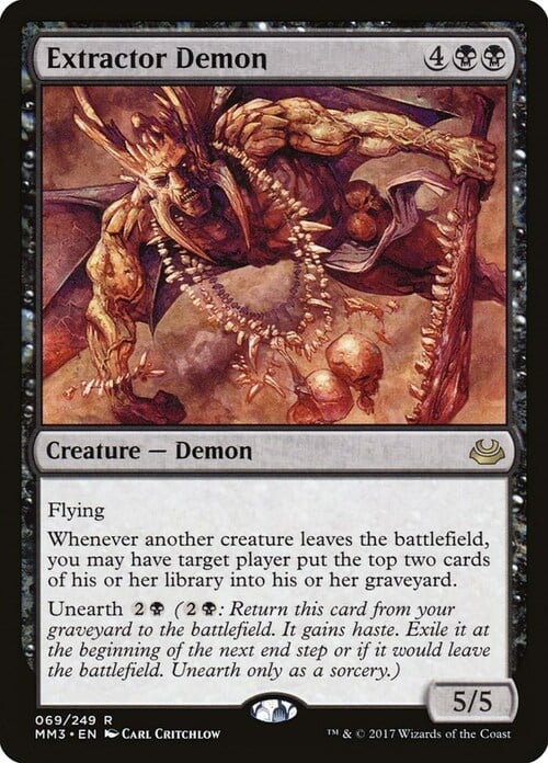 Demone Estrattore Card Front