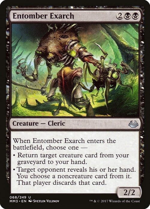 Entomber Exarch Card Front