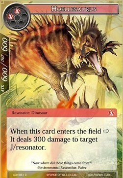Hoellesaurus Card Front