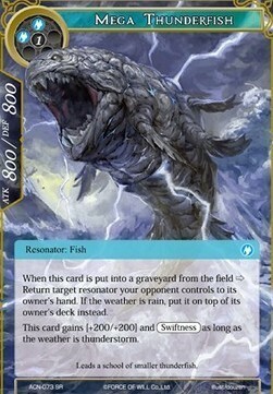 Mega Thunderfish Card Front